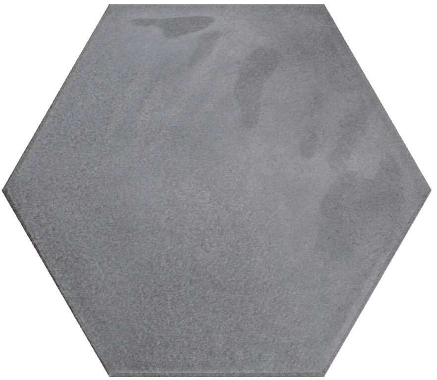 Wandtegel Hexagon Moon Grey glans 16x18 - WDtegels