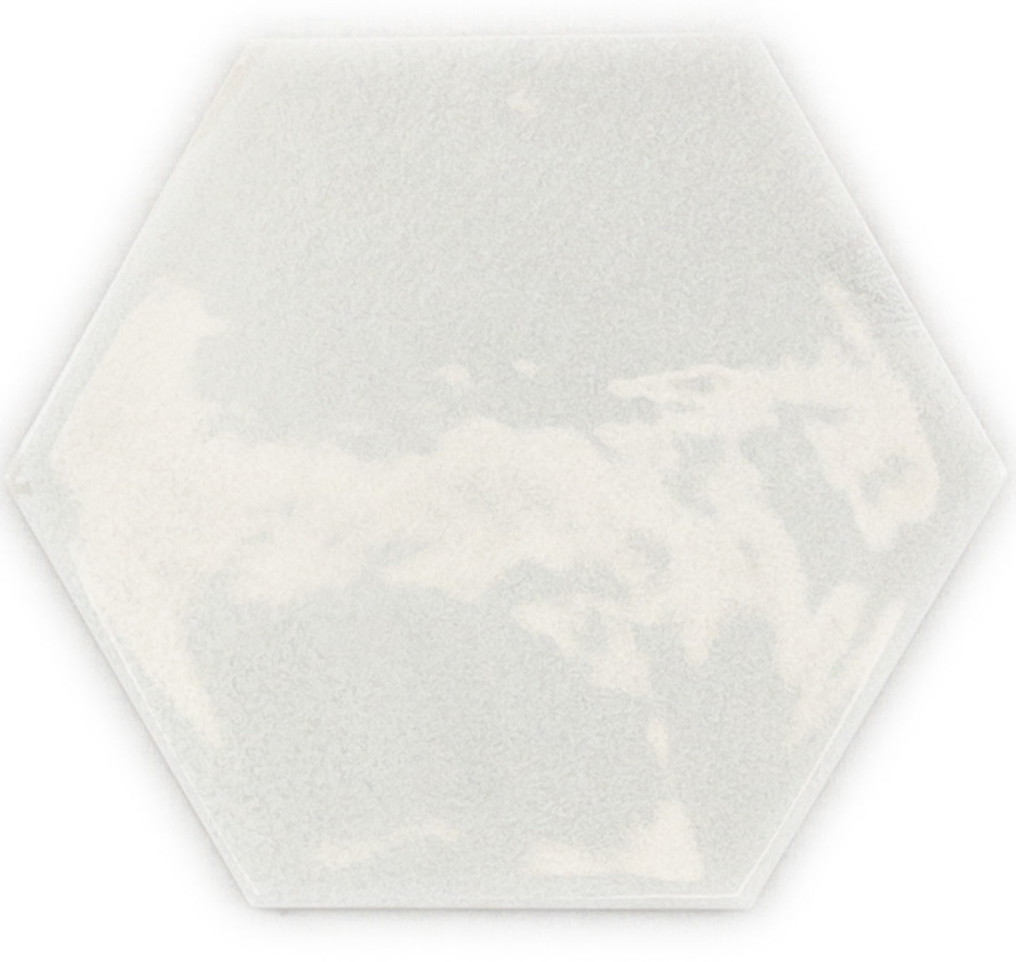 Wandtegel Hexagon Moon White glans 16x18 - WDtegels