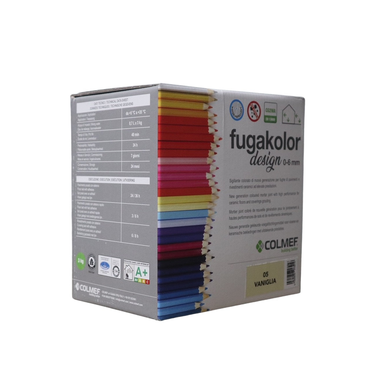 Voegmortel Colmef Flexibel Vaniglia Nr. 05 3kg - WDtegels