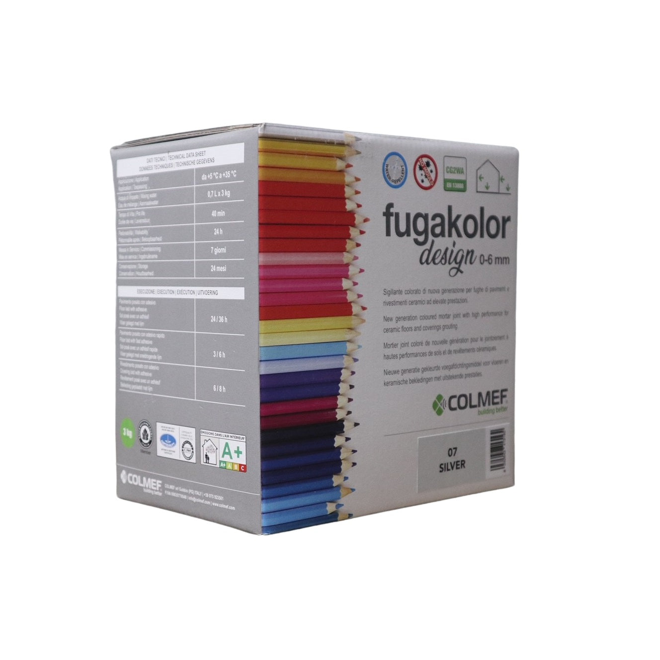 Voegmortel Colmef Flexibel Silver Nr. 07 5kg - WDtegels