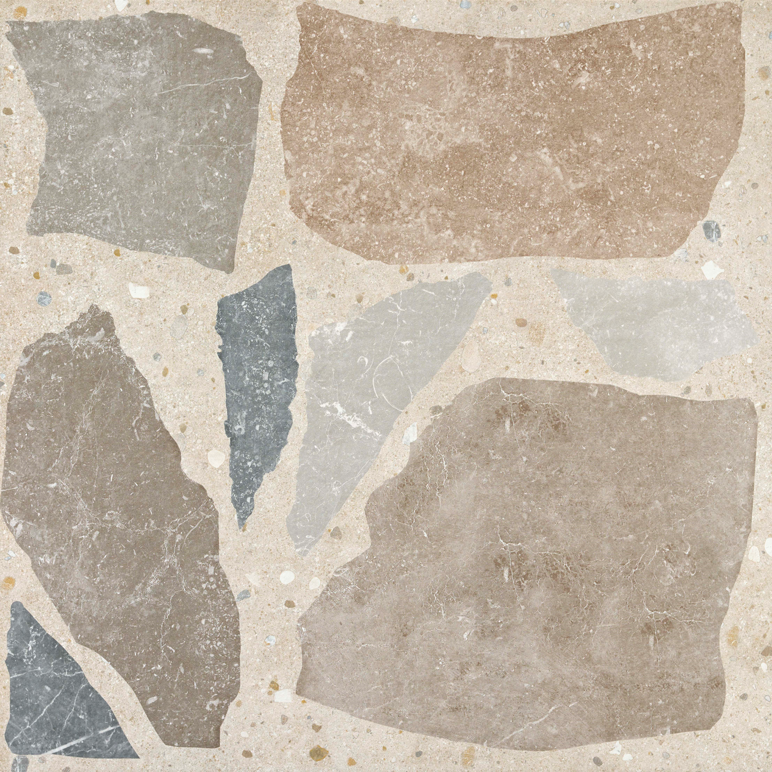 Vloertegel Glamstone Warm 75x75 rett - WDtegels