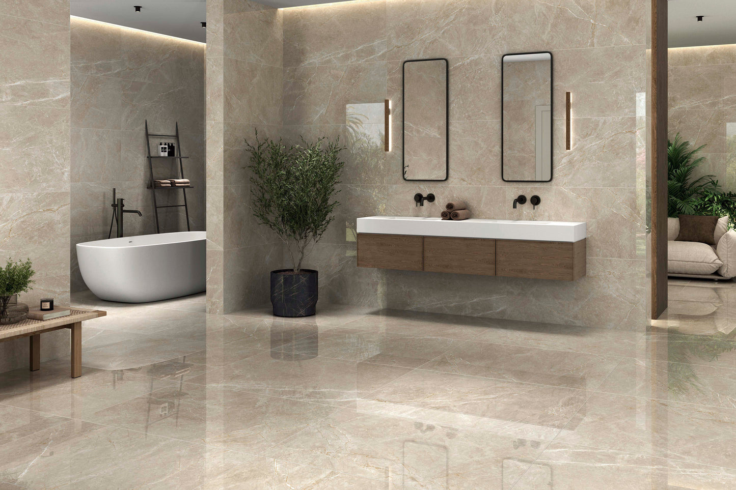Syrah Ivory Pulido 60x120 rett - WDtegels