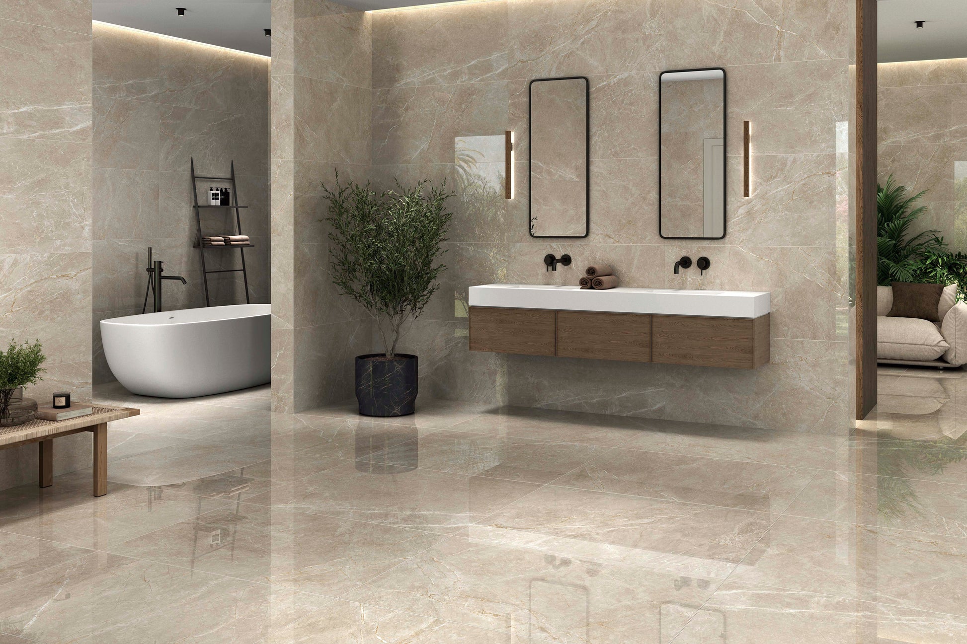 Syrah Ivory Pulido 60x120 rett - WDtegels