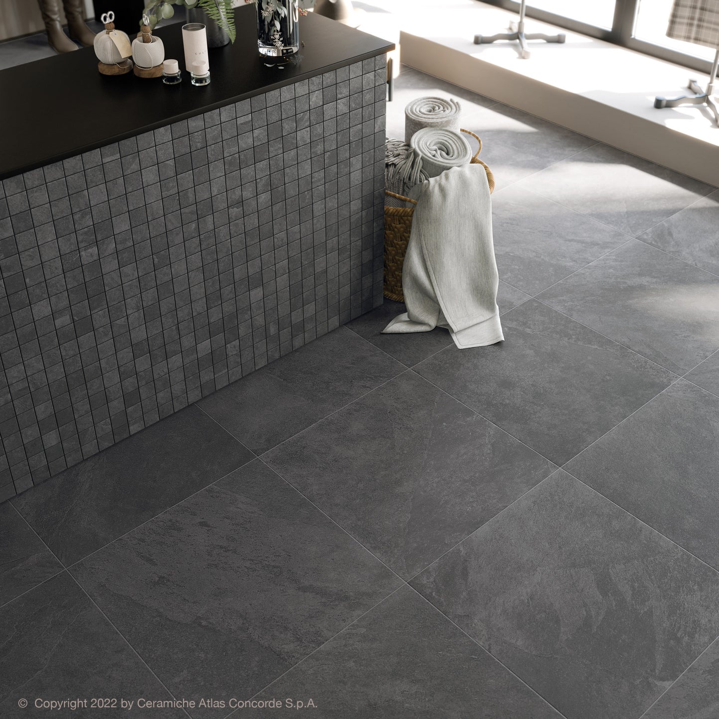 Impact Graphite 60x60 rett - WDtegels