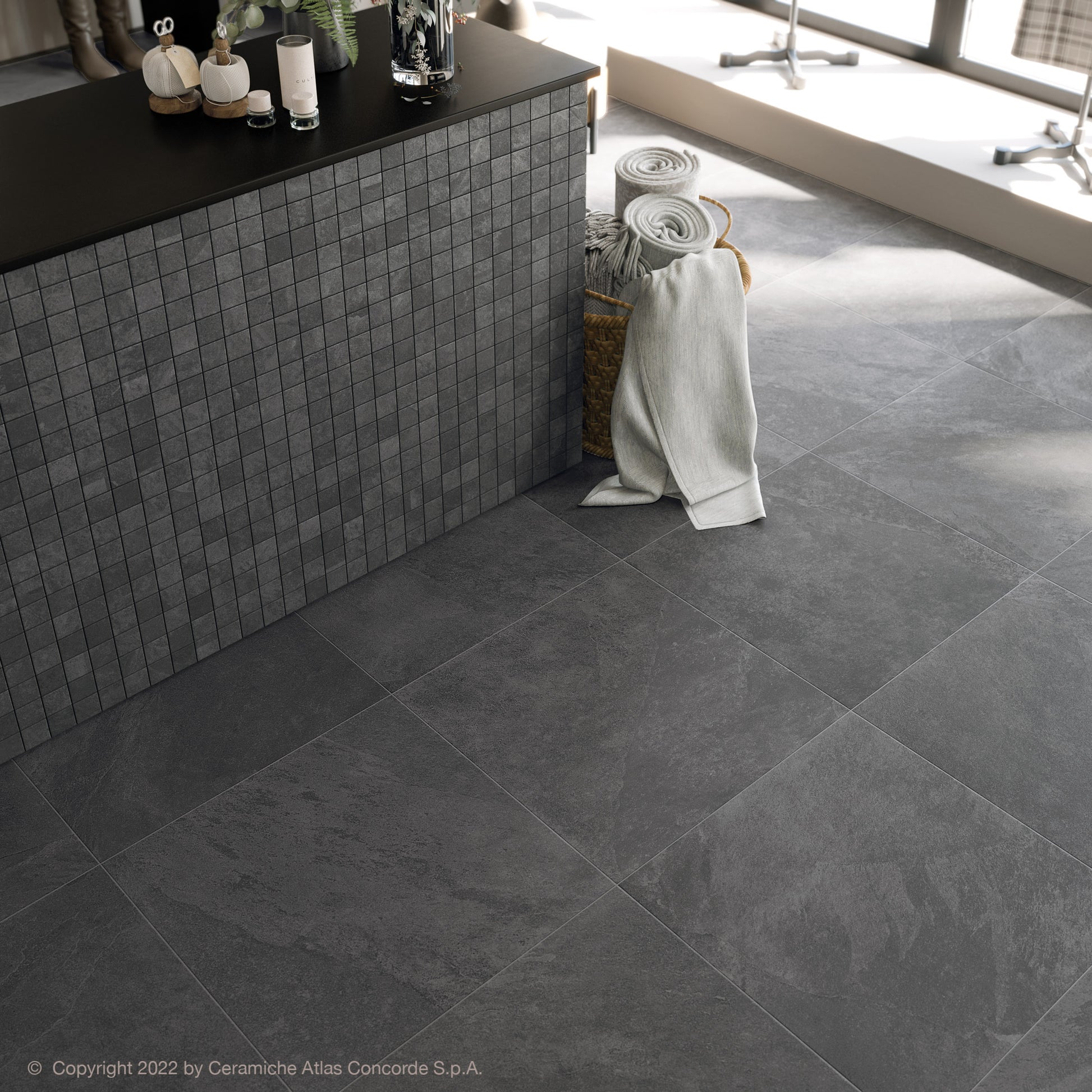 Impact Graphite 60x60 rett - WDtegels