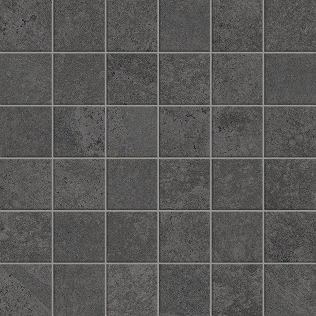 Impact Graphite mozaiek 5x5 op net van 30x30 - WDtegels