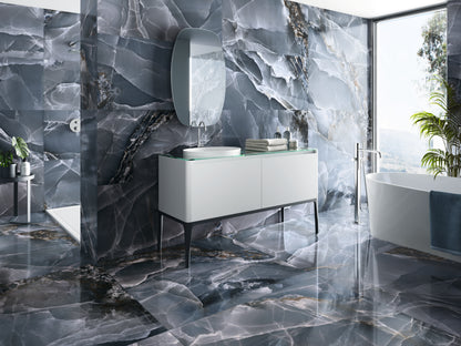 Vloertegel Onyx Bleu polished 120x260 rett - WDtegels