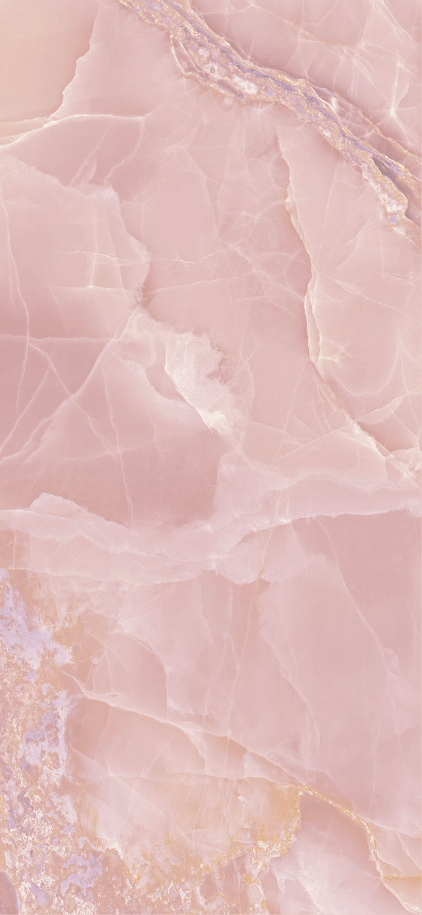 Slab Onyx Rose polished 120x260 rett