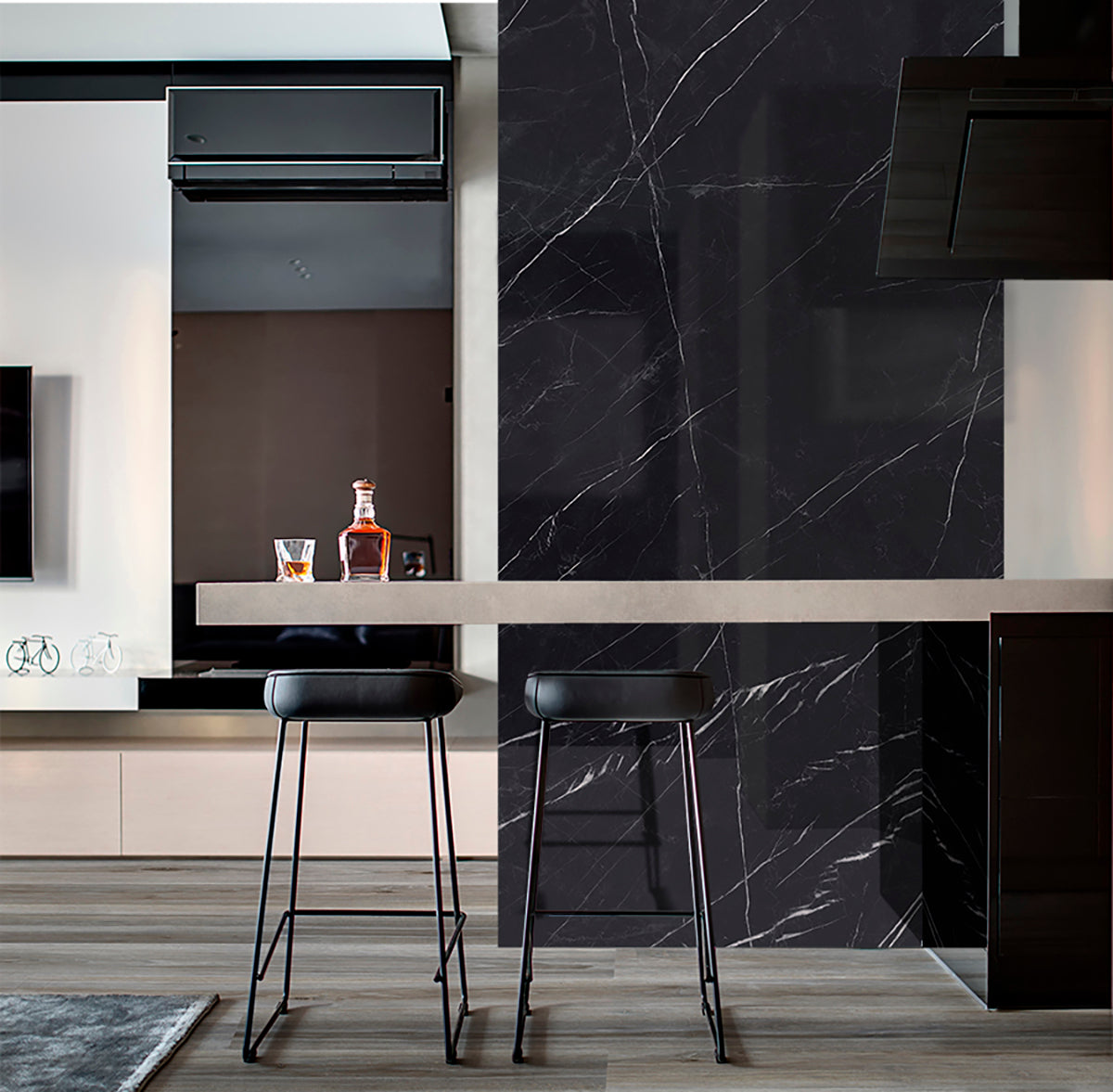 Vloertegel EK Marquina Black pulido 60x120 rett - WDtegels