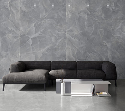 Slab Onyx Grey gepolijst 120x280 rett - WDtegels