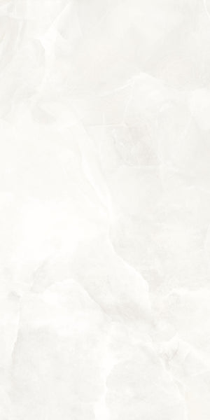 Azulejo de suelo Onyx White pulido 60x120 rectificado