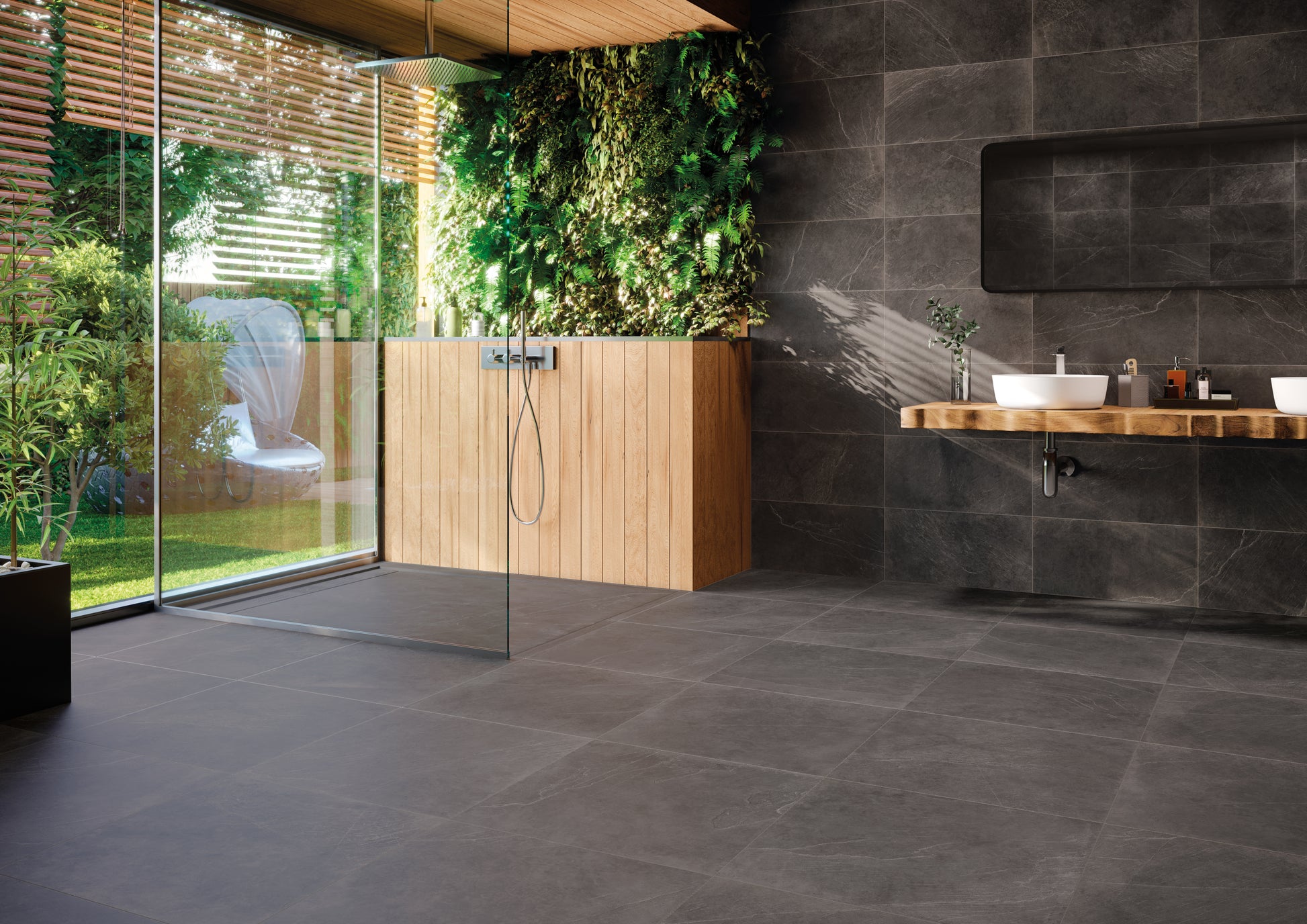 Vloertegel Statale Black 60x60 anti-slip rett - WDtegels