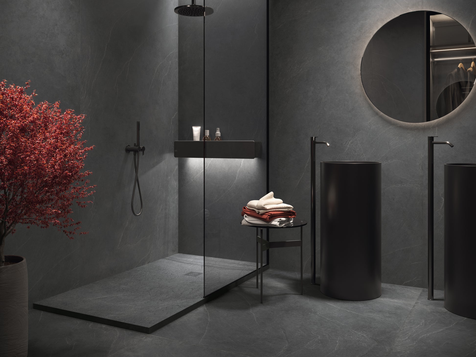 Vloertegel Statale Black 120x120 rett - WDtegels