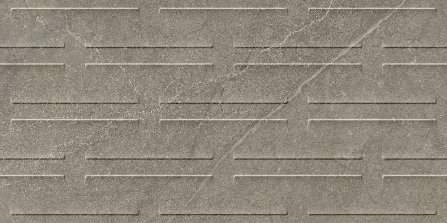 Munich Taupe Chain decor wandtegel 30x60 rett - WDtegels