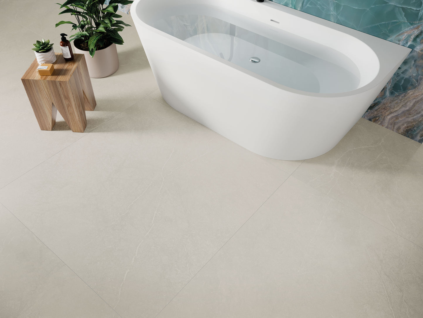 Vloertegel Munich Sand 120x120 rett - WDtegels