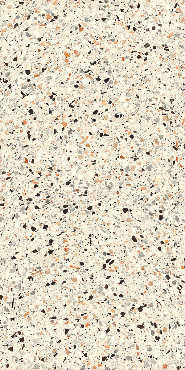 Vloertegel Medley terrazzo Cream 60x120 rett