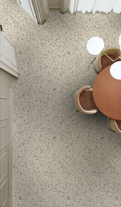 Vloertegel Medley terrazzo Cream 60x120 rett - WDtegels