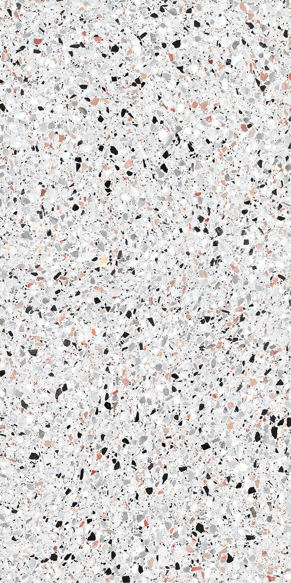 Vloertegel Medley terrazzo White 60x120 rett