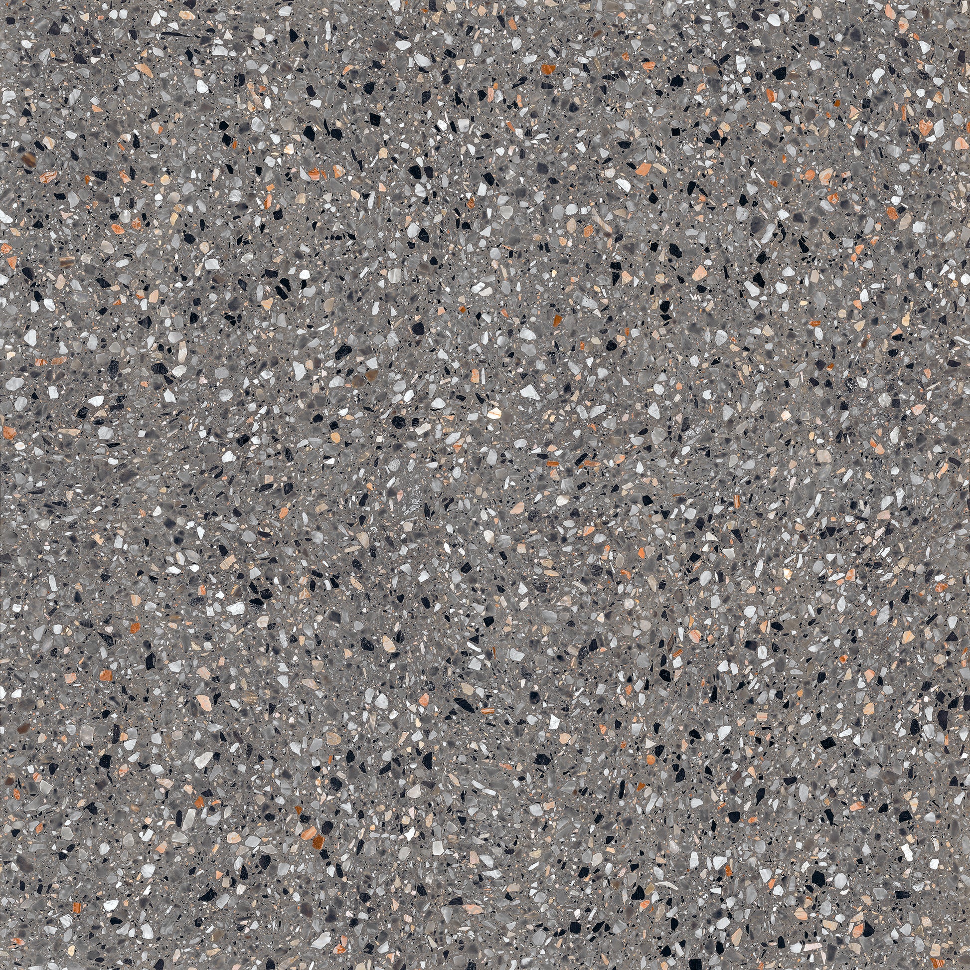Vloertegel Medley terrazzo Antracite 120x120 rett - WDtegels