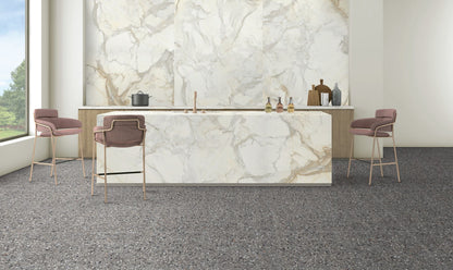 Vloertegel Medley terrazzo Antracite 120x120 rett - WDtegels