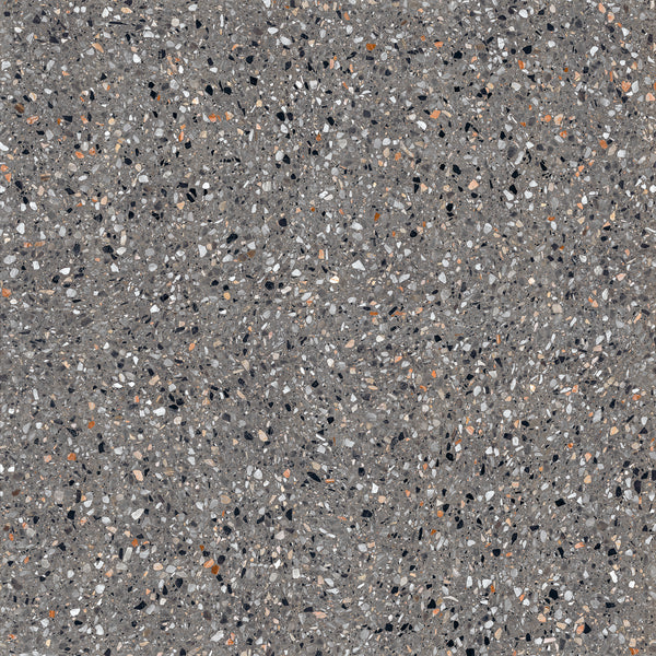 Vloertegel Medley terrazzo Antracite 120x120 rett