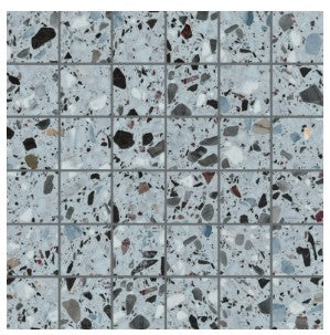 Medley terrazzo Sugar mozaiek 5x5 op net van 30x30 - WDtegels