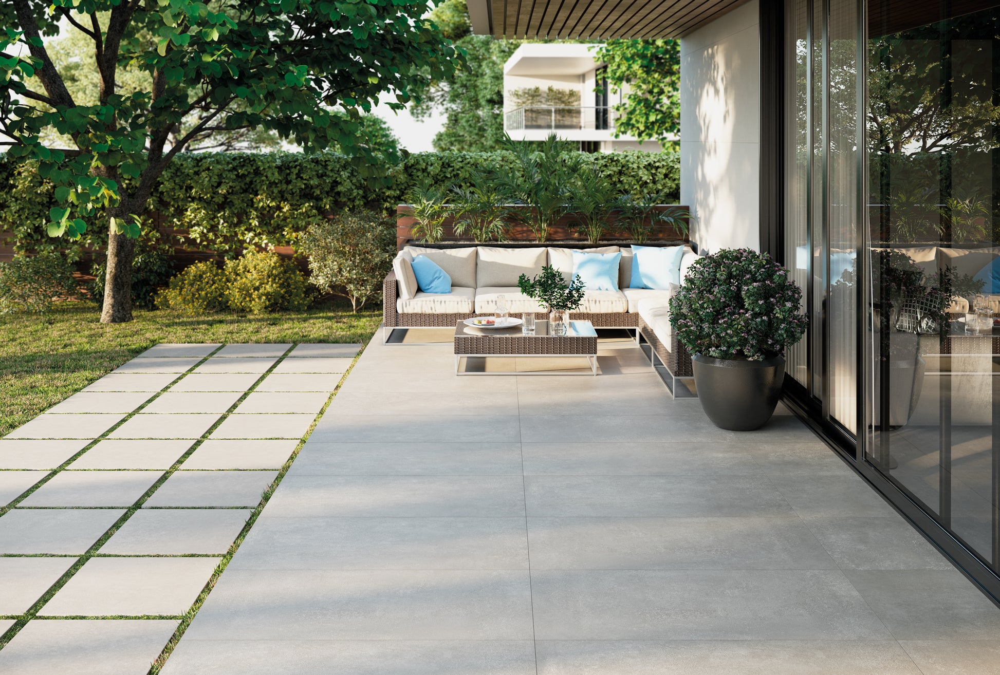 Terrastegel Concorde Pearl 60x60 rett 20mm
