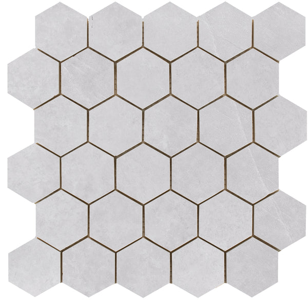 Statale Pearl hexagon mozaiek op net van 26,3x27,4