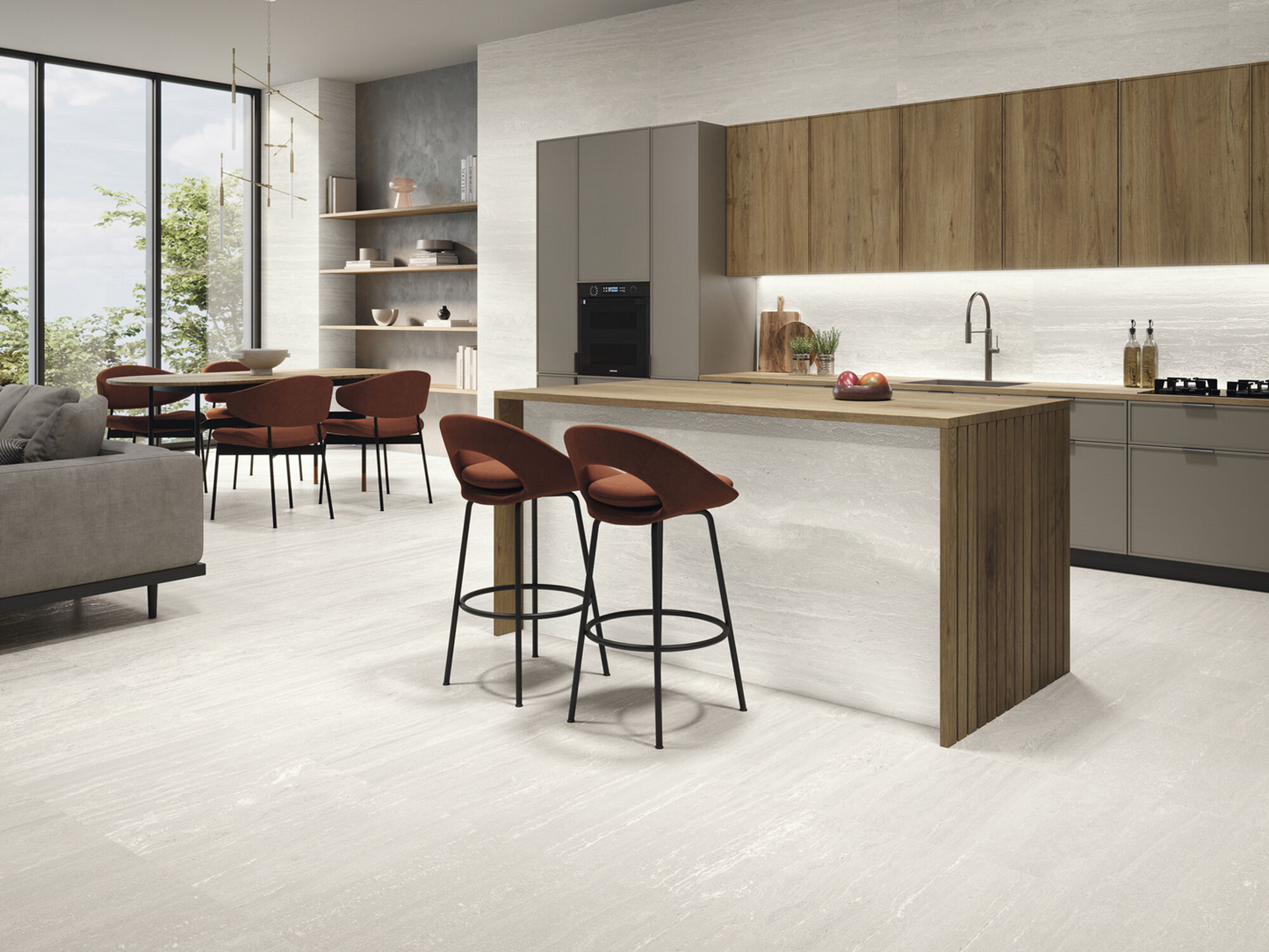 Wandtegel Venice Bianco 30x90 rett