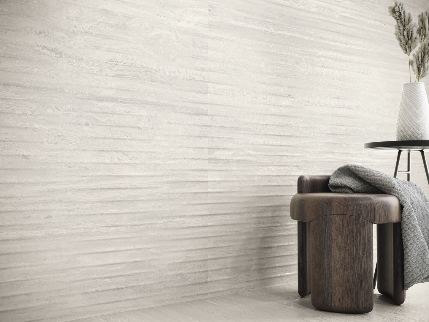 Wandtegel Venice Bianco Drip Decor 30x90 rett