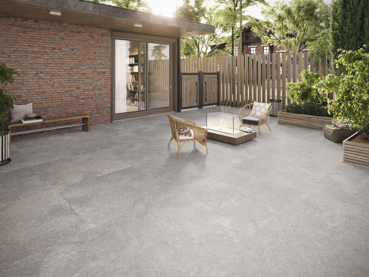 Vloertegel Stoneland Grey mat 60x120 rett - WDtegels