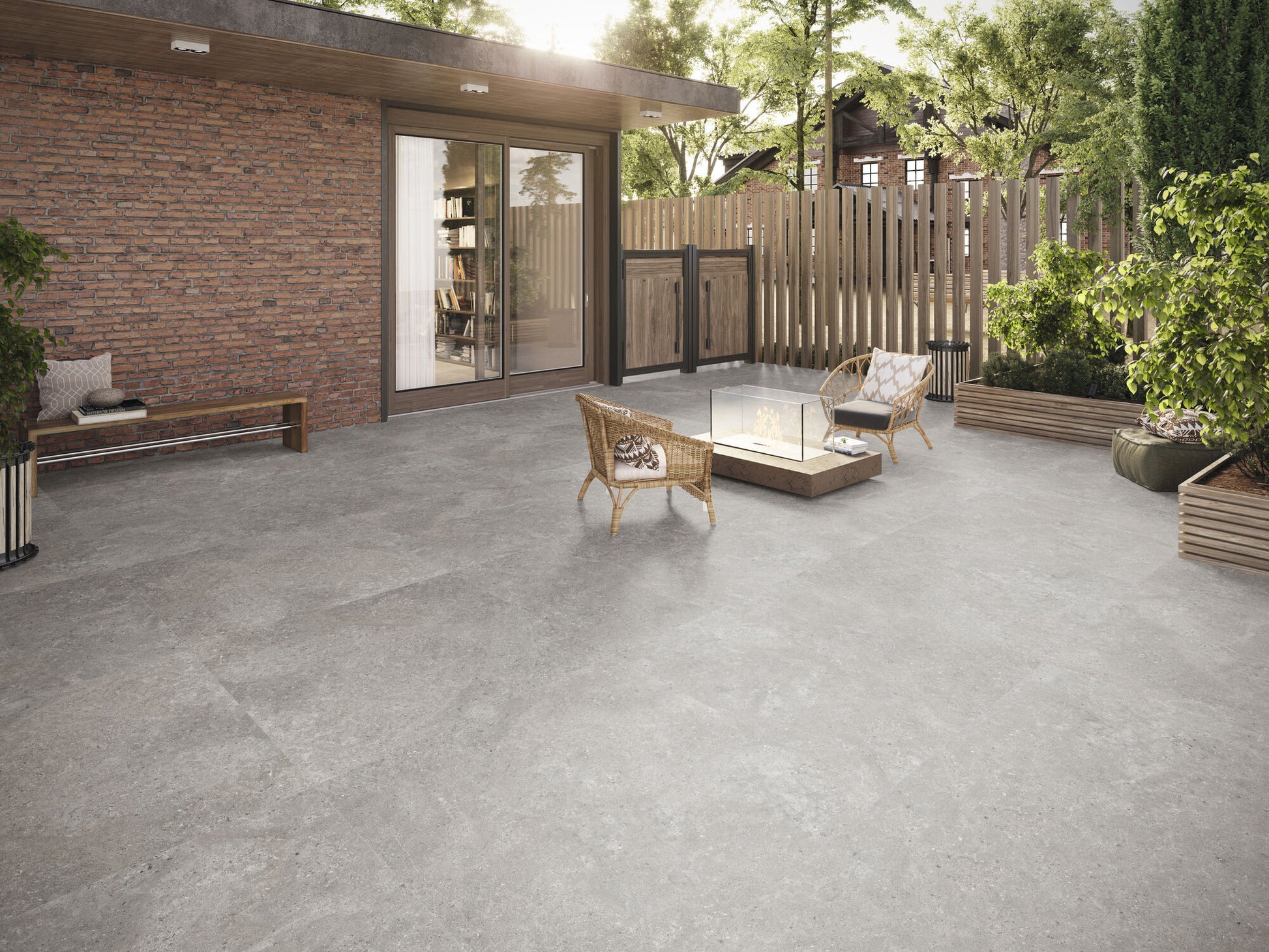 Vloertegel Stoneland Grey mat 60x120 rett - WDtegels