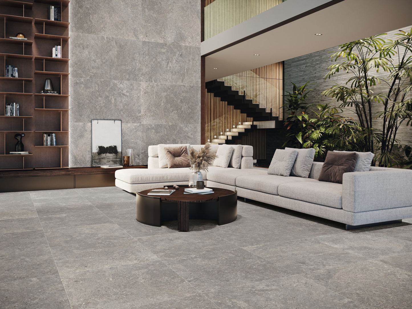 Vloertegel Stoneland Grey mat 80x160 rett - WDtegels