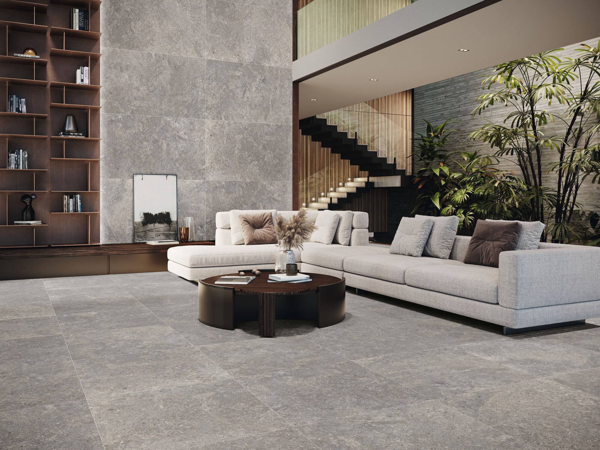 Vloertegel Stoneland Grey mat 80x160 rett - WDtegels