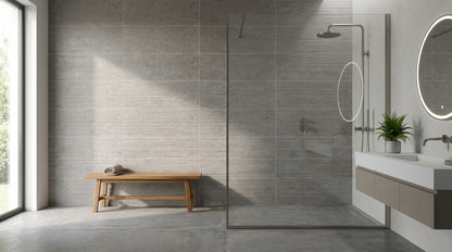 Stoneland Grey Kibo decor wandtegel 40x120 rett - WDtegels