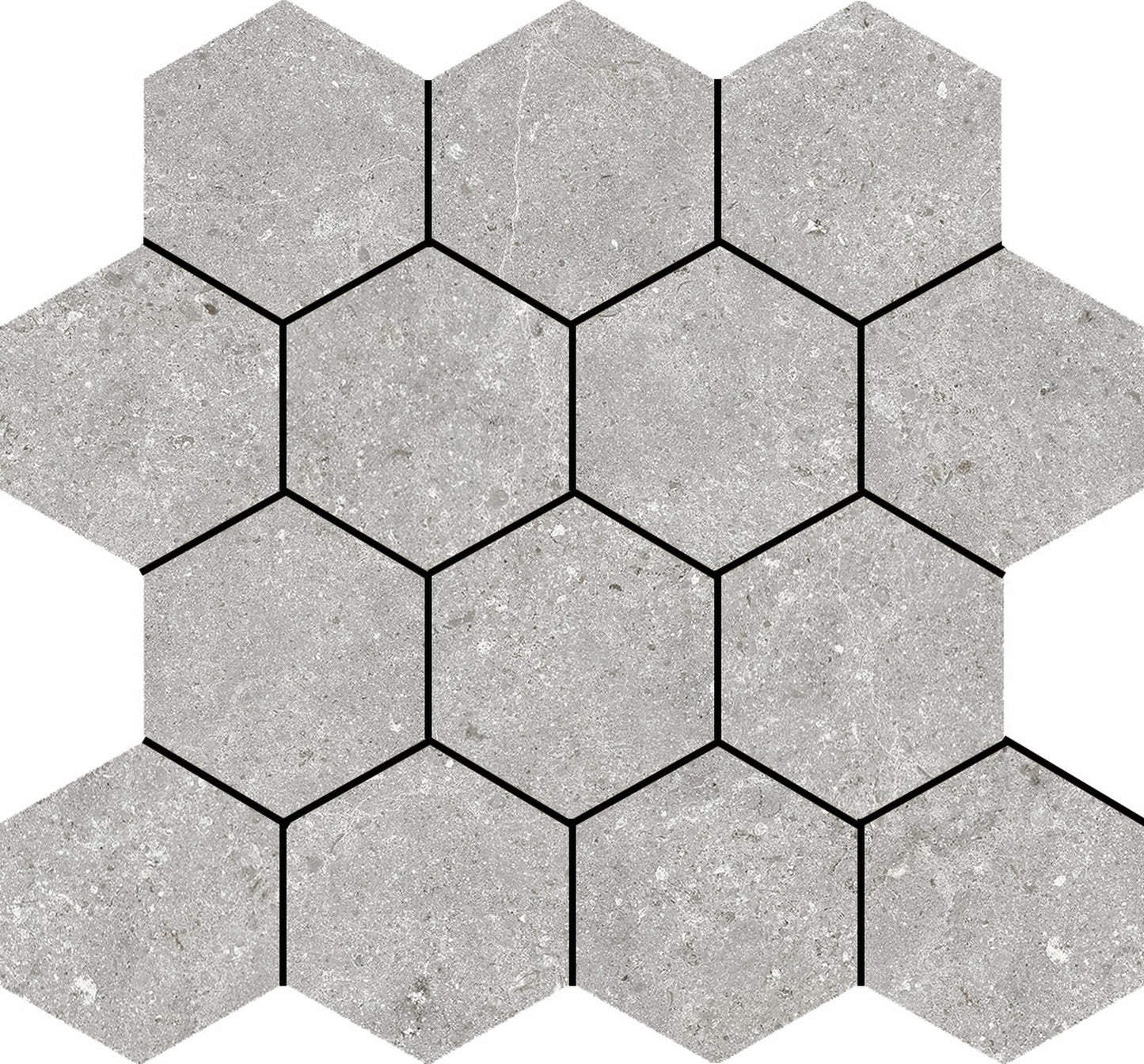 Stoneland Pearl mozaiek hexagon op net van 29x27cm - WDtegels