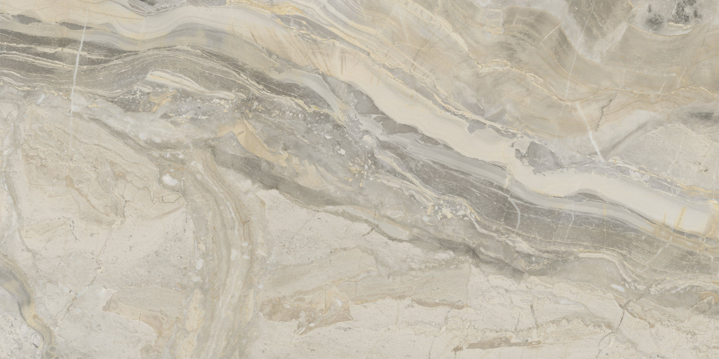 Vloertegel Luxury Beige gepolijst 60x120 rett - WDtegels