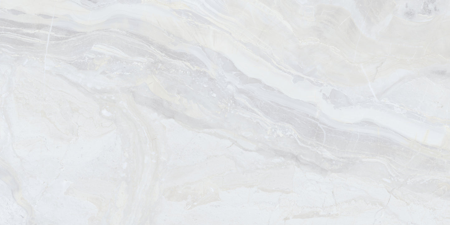 Vloertegel Luxury White gepolijst 60x120 rett - WDtegels