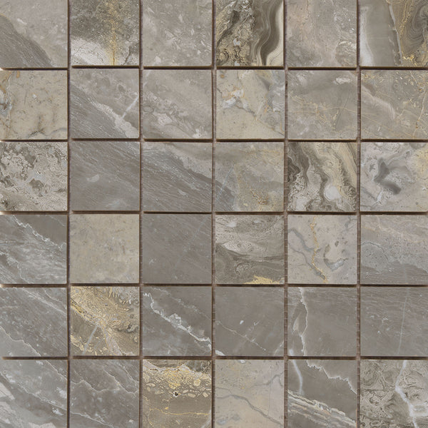 Luxury mozaiek Nature gepolijst 5x5 op net van 30x30