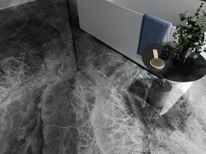 Vloertegel Lixium Black gepolijst 60x120 rett - WDtegels