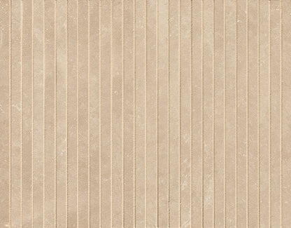 Nobu Beige tratti mosaico 1x24 rond op net van 24x30,5 - WDtegels