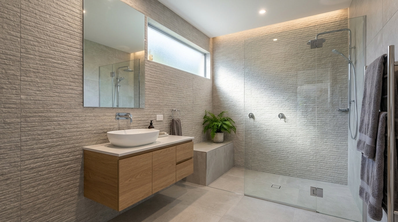 Nobu Grey wandtegel row 50x120 rett - WDtegels