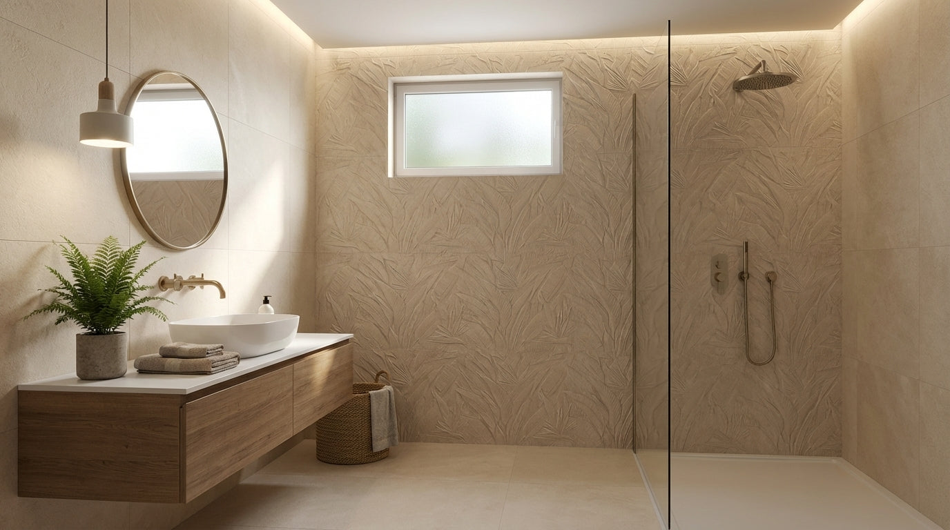 Nobu Beige wandtegel litia 50x120 rett - WDtegels