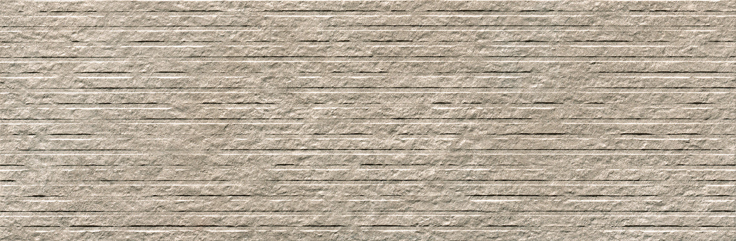 Nobu Grey wandtegel row 25x75 rett - WDtegels