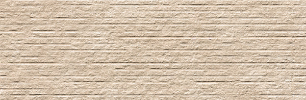 Nobu Beige azulejo de pared fila 25x75 rectificado