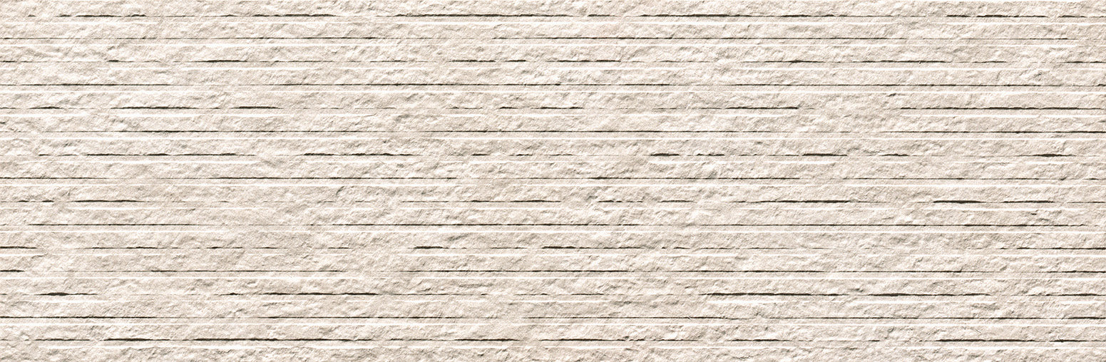 Nobu White wandtegel row 25x75 rett - WDtegels