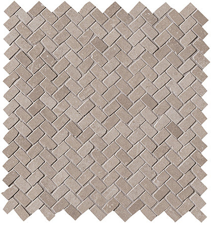 Maku Nut spina mosaico mat anticato 1,3x2,3 op net - WDtegels