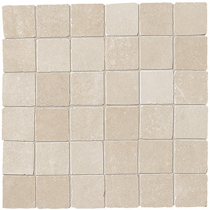 Maku Sand macro mosaico mat anticato 5x5 op net - WDtegels