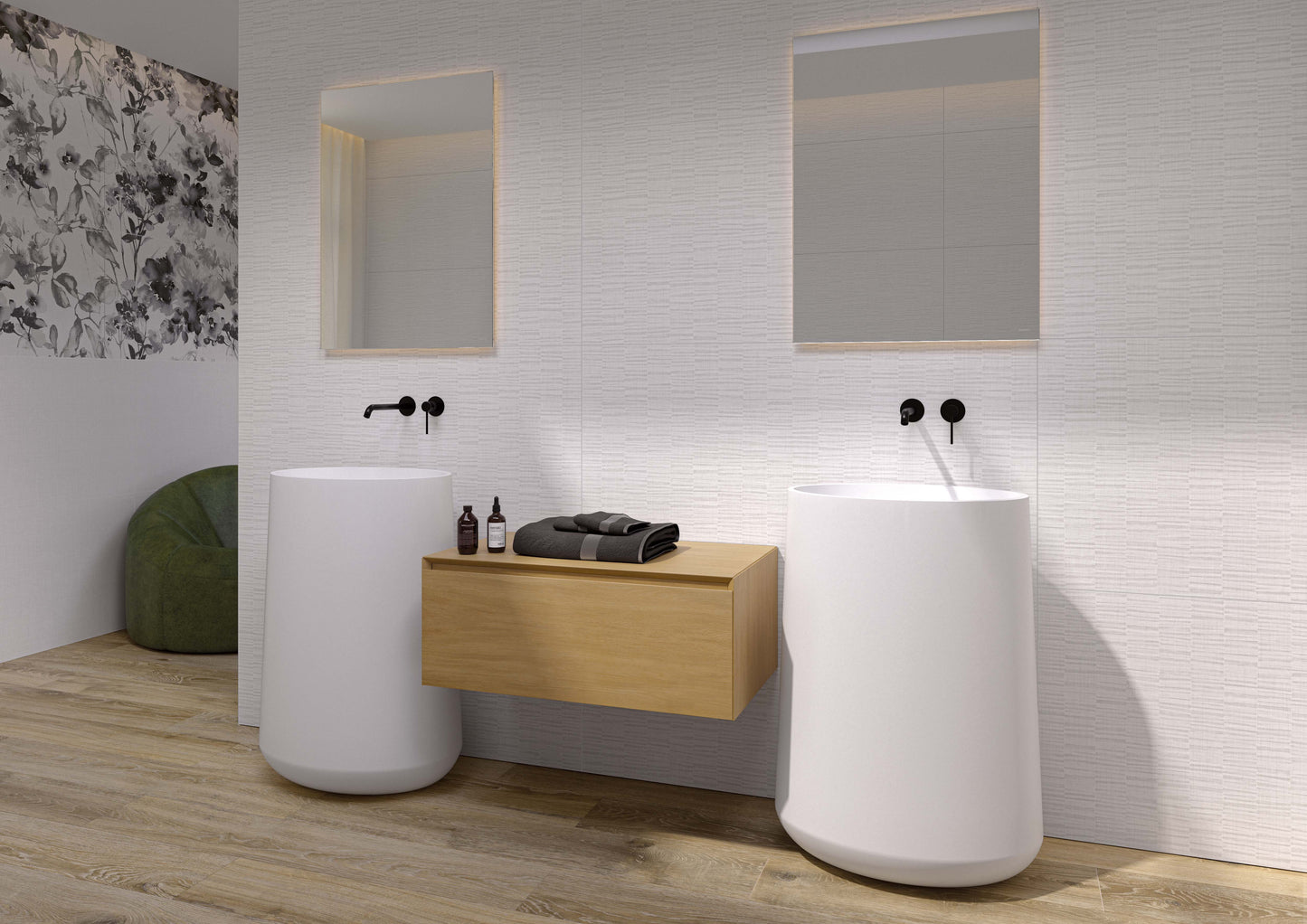 Villore White Elixir decor wandtegel mat 60x120 rett - WDtegels