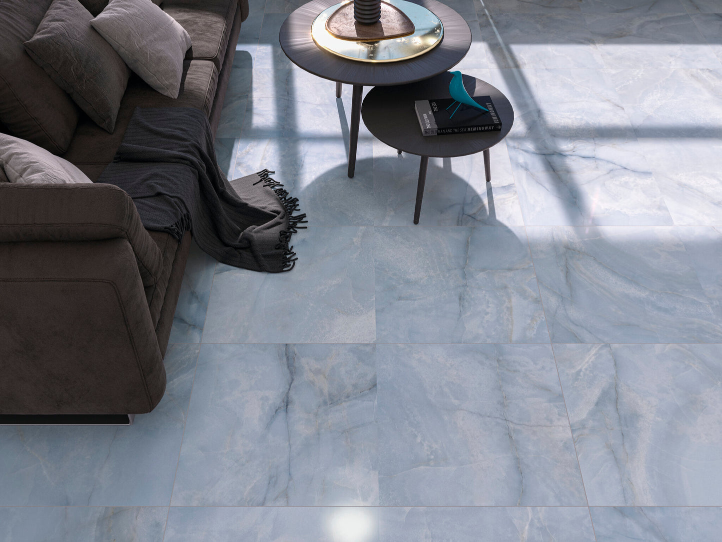 Vloertegel Onix Blue mat 60x120 rett - WDtegels